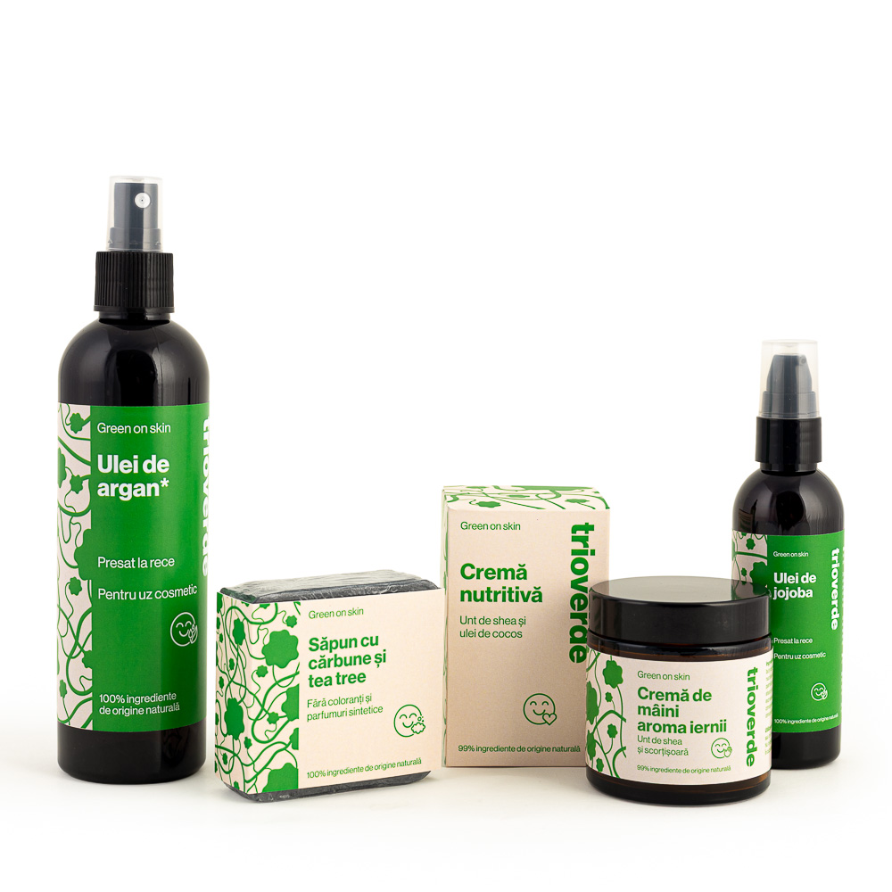 Trio Verde – fotografie de produse cosmetice